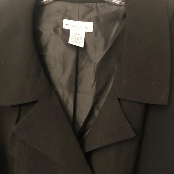 NWT Kim Rogers Black Women's Blazer 18W - Picture 2 of 4